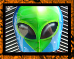 Alien on horn cover